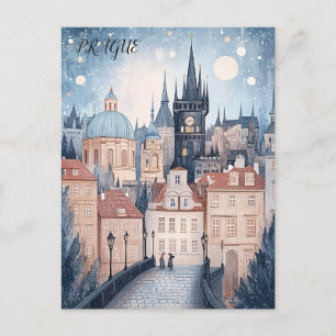 Carte Postale Prague Czechia Travel
