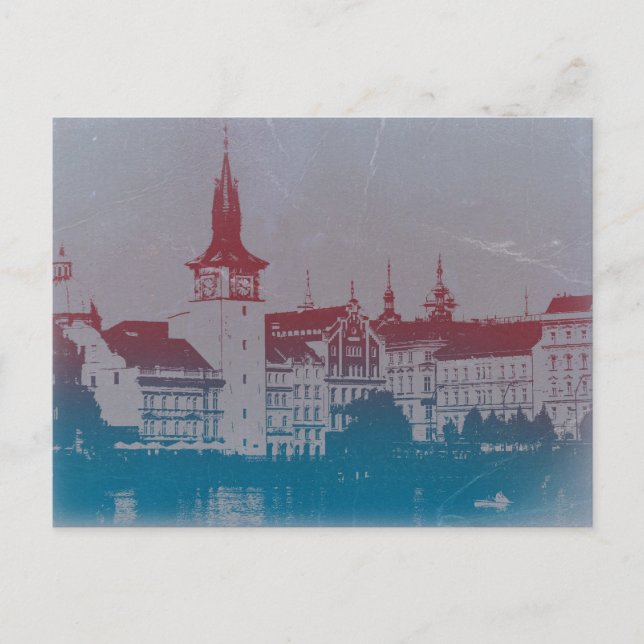 Carte Postale Prague Golden city (Devant)