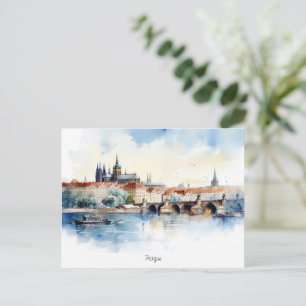 Carte postale Prague peinte
