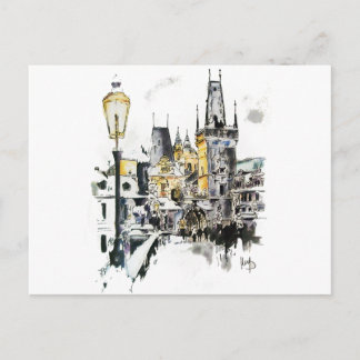 Carte Postale Prague - Pont Charles