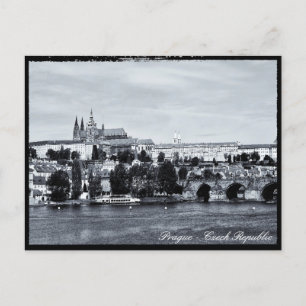 Carte Postale Prague, Pont Charles, Château de Hradcany, Czechia