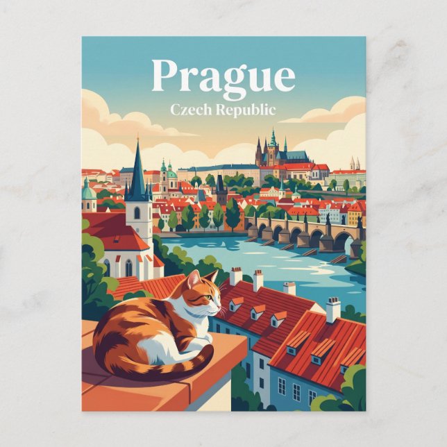 Carte Postale Prague République tchèque (Devant)