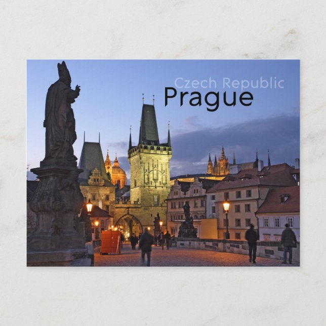 Carte Postale Prague, République Tchèque (Devant)