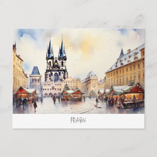 Carte Postale Prague, République tchèque (Devant)