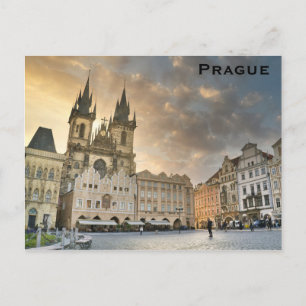 Carte Postale Prague République tchèque Vieux-Ville
