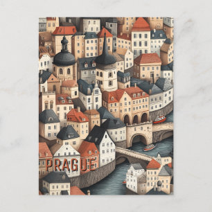 Carte Postale Prague République tchèque Voyage