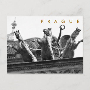 Carte Postale Prague - Théâtre National