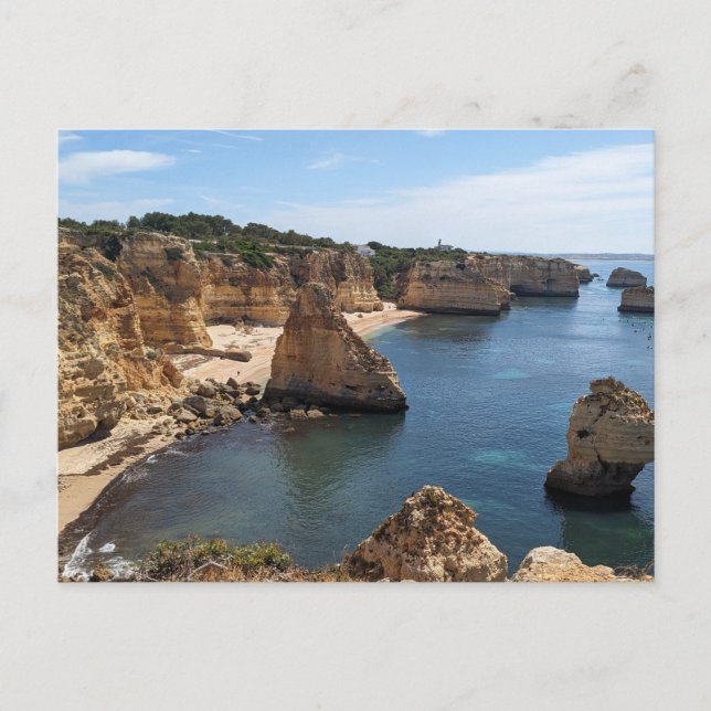 Carte Postale Praia Da Marinha - Algarve, Portugal (Devant)