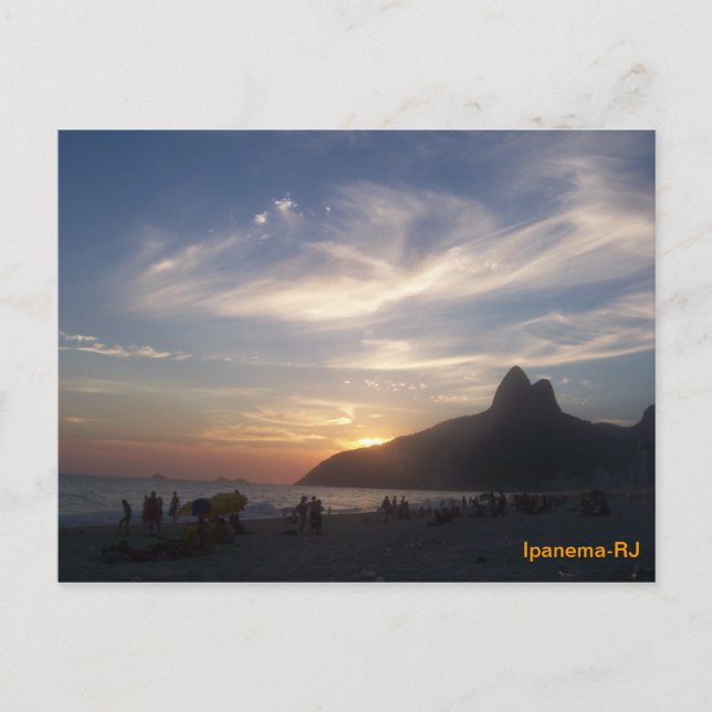 Carte Postale Praia de Ipanema (Devant)