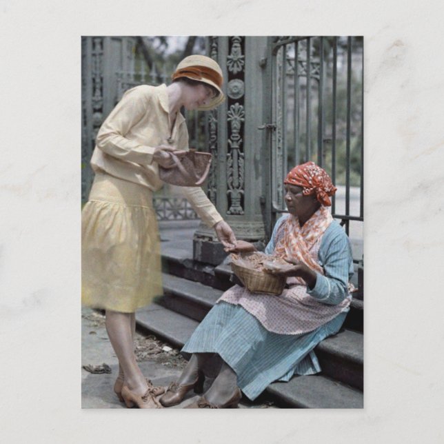 Carte Postale Praline Sales Jackson Carré French Quarter 1920 (Devant)