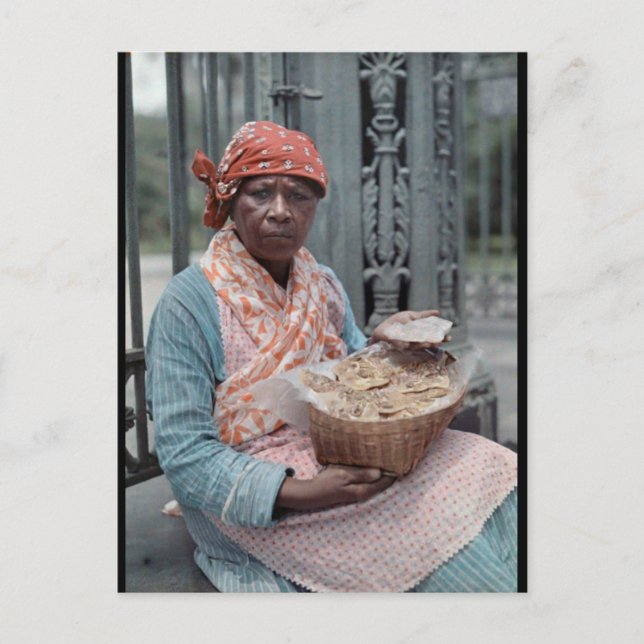 Carte Postale Praline Sales Jackson Carré Quartier français (Devant)