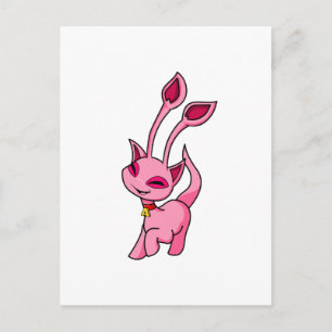 Carte Postale Prancing pink Aisha