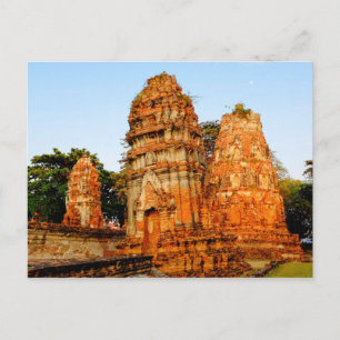 Carte Postale Pranges penchées à Wat Mahathat