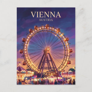 Carte Postale Prater et Riesenrad Autriche