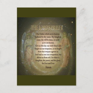 Carte Postale Prayer de seigneur