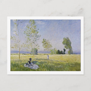 Carte Postale Pré en été à Bezons par Monet