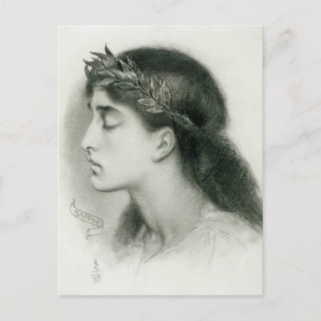 Carte postale préférée Simeon Solomon Sappho CC042 (Devant)