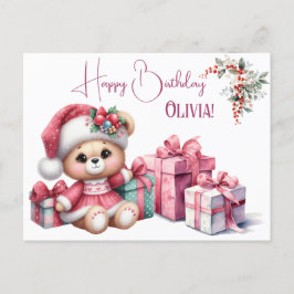 Carte Postale Premier Anniversaire de la Première Fille Fée