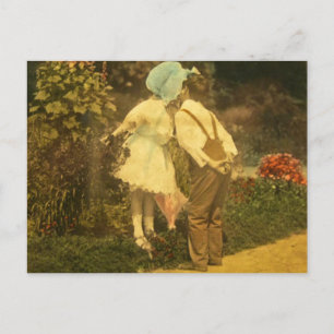 Carte Postale Premier baiser du printemps