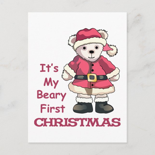 Carte Postale Premier Noël (Devant)