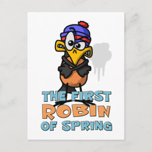 Carte Postale Premier Robin