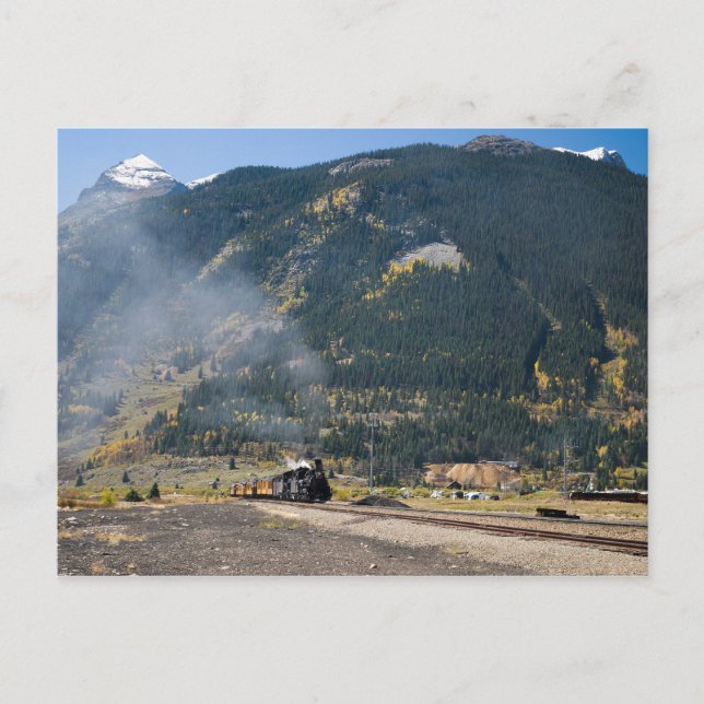 Carte Postale Premier train (Devant)