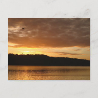 Carte Postale Premier vol à Sunrise au-dessus du lac Washington