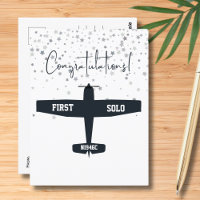 Premier vol solo en avion simple, aviation personn