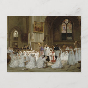 Carte Postale Première communion, 1867