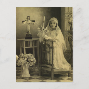 Carte Postale Première communion vintage