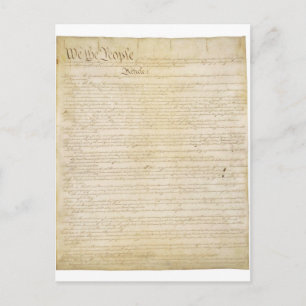 Carte Postale Première Constitution des États-Unis Page 1