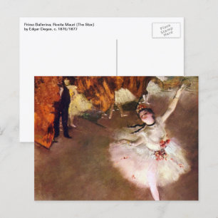 Carte Postale Première danseuse, Rosita Mauri par Edgar Degas