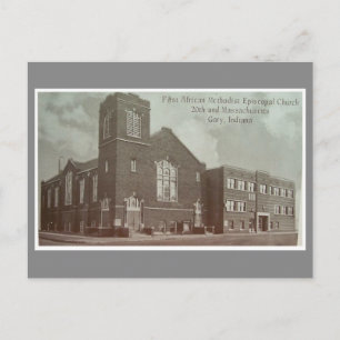 Carte Postale Première Église méthodiste-épiscopale africaine, G