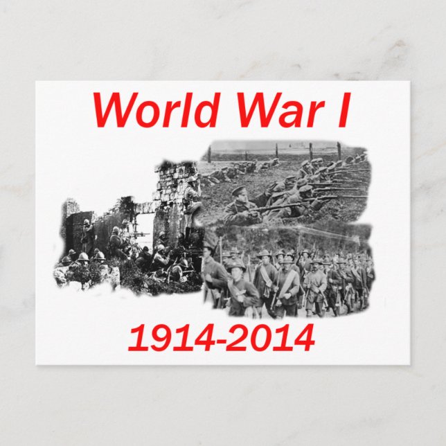 Carte Postale Première Guerre Mondiale (1914-2014) (Devant)