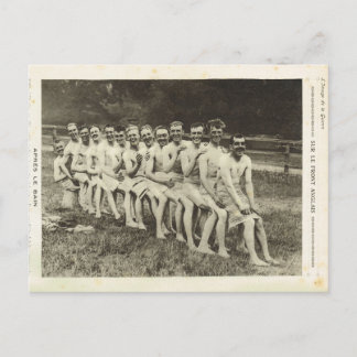 Carte Postale Première Guerre mondiale, soldats britanniques apr
