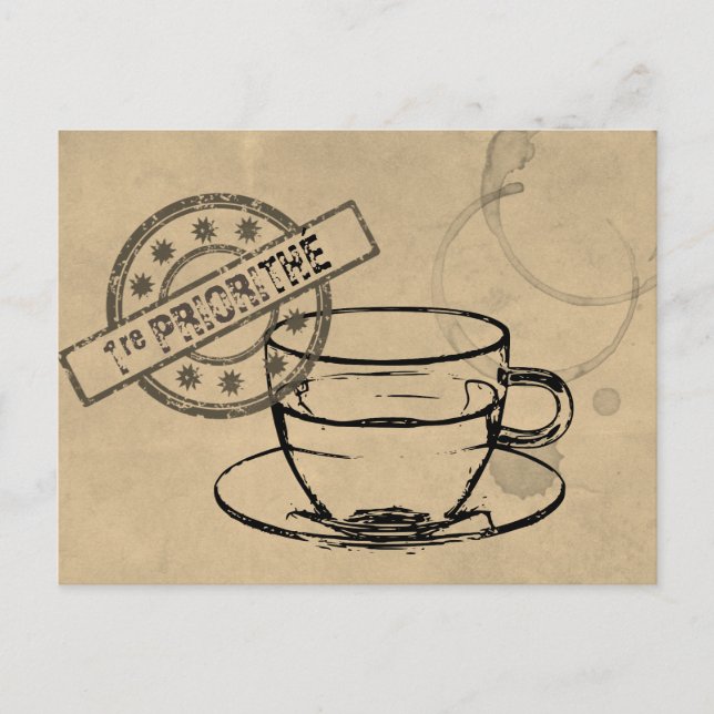 Carte Postale Première Priorithé (Devant)