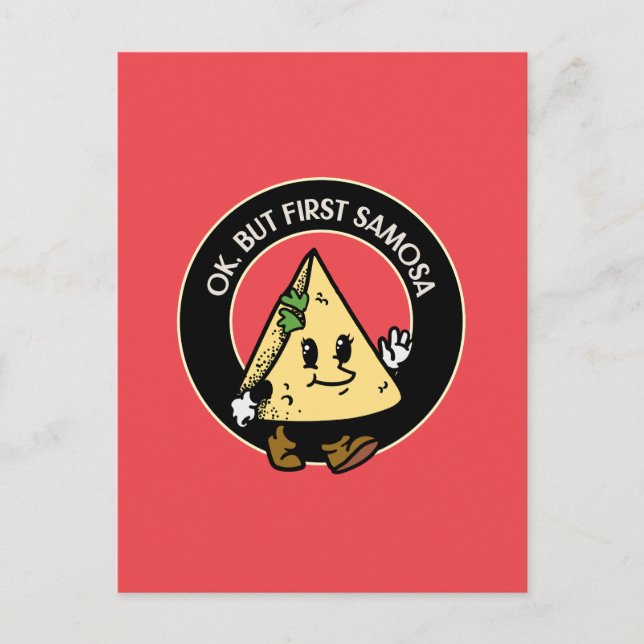 Carte Postale Première Samosa (Devant)