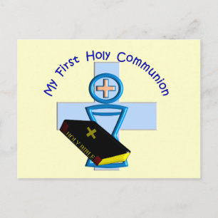 Carte Postale Premiers dons de communion sainte pour les enfants