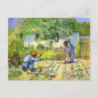 Premiers pas (après Millet) Van Gogh Fine Art