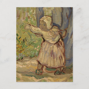 Carte Postale Premiers pas, après Millet - Vincent Van Gogh