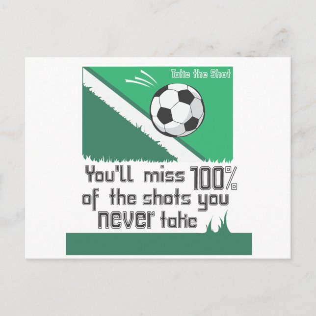 Carte Postale Prendre Le Shot (Devant)