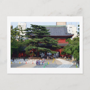 Carte Postale Préparation de Tanabata, Zojo-ji : Tokyo