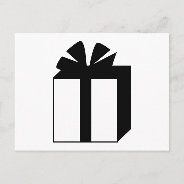 Carte Postale Présence noire et blanche (Devant)