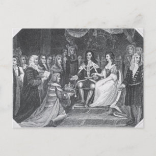 Carte Postale Présentation de la Déclaration des droits