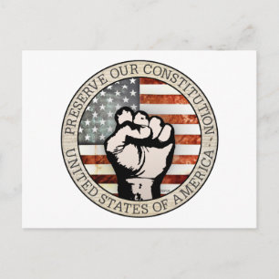 Carte Postale Préserver Notre Constitution