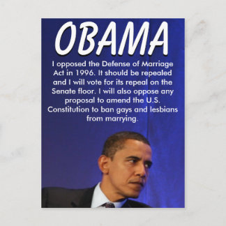 Carte Postale Président Barack Obama