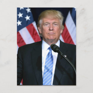 Carte Postale President Donald Trump