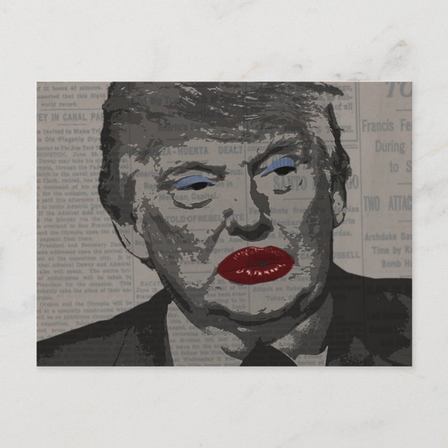 Carte Postale Président transgenre (Devant)