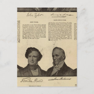 Carte Postale Présidents US, autographes, biographies