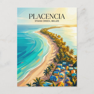 Carte Postale Presqu'île de Placencia au Belize